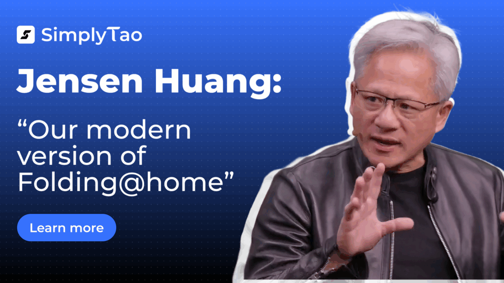 NVIDIA CEO Calls Bittensor "Modern Version of Folding@Home" Bittensor, Nvidia Ceo, Jensen Huang, SimplyTao, Covenant72-B, Templar, Subnet 3
